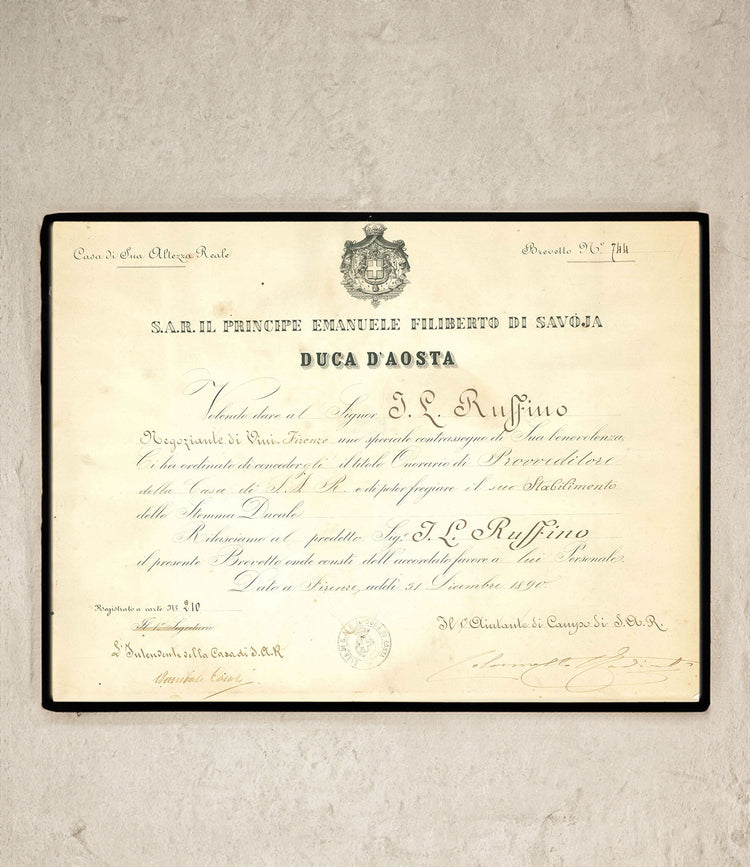 Ruffino 1877: Excellence in Winemaking for Over 140 Years